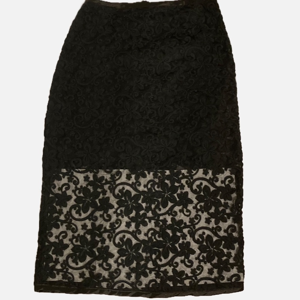 do & be black embroidered skirt